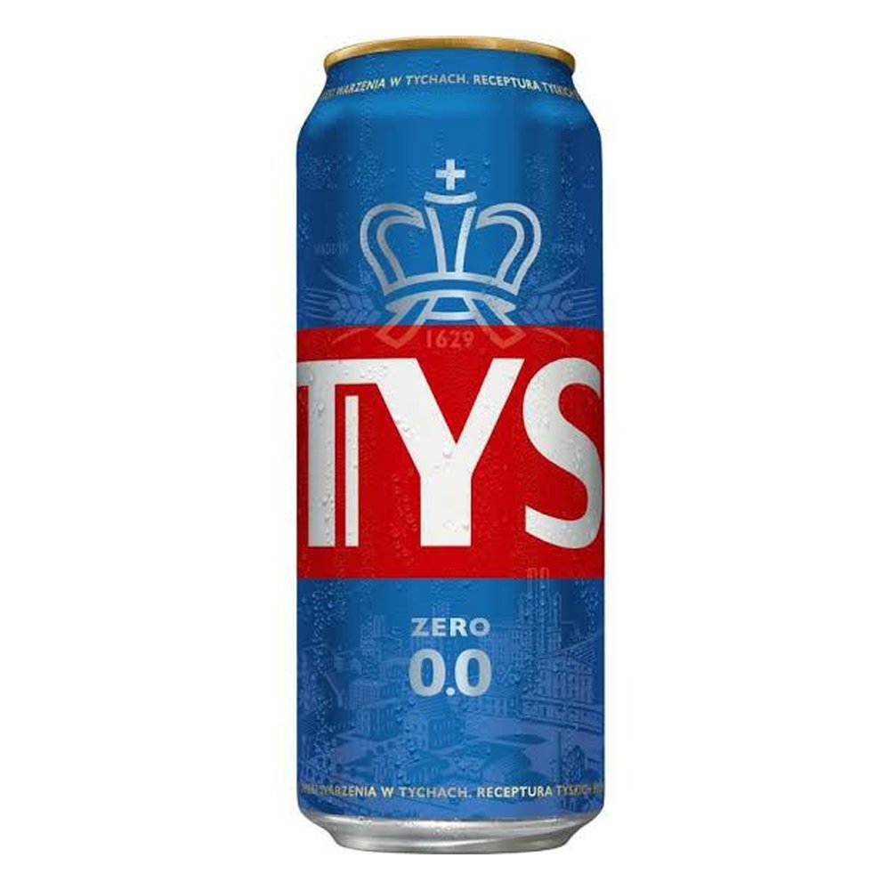 Piwo Tyskie 0% 24 x 500 ml puszka DRS