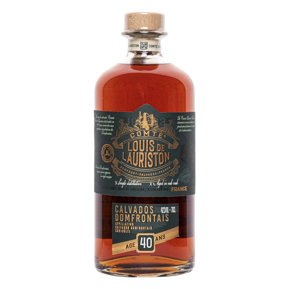 Calvados Domfrontais Lauriston 40YO 42% 700 ml