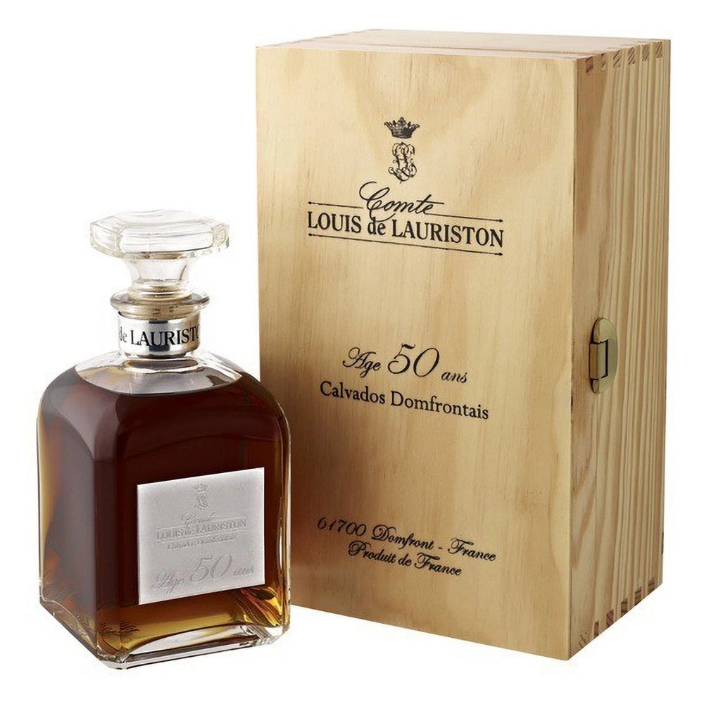 Calvados Domfrontais Lauriston 50YO 43% 700 ml Skrzynka