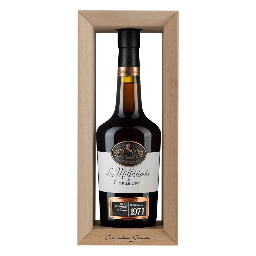 Calvados Drouin Millesime 1972 42% 700 ml Kartonik