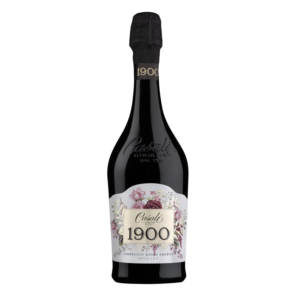 Wino Musujące Casali 1900 Lambrusco Rosso Amabile 8% czerwone półsłodkie 750 ml