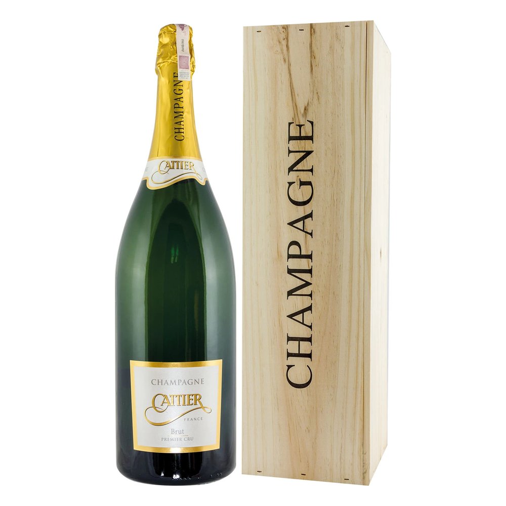 Szampan Cattier Brut 12,5% białe wytrawne 6 l Skrzynka