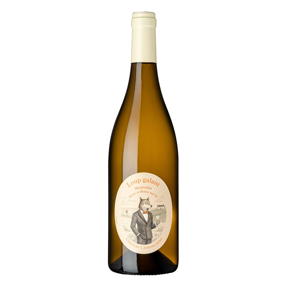 Wino Chateau Cassemichere Loup Galant Muscadet 2025 12,5% białe wytrawne 750 ml