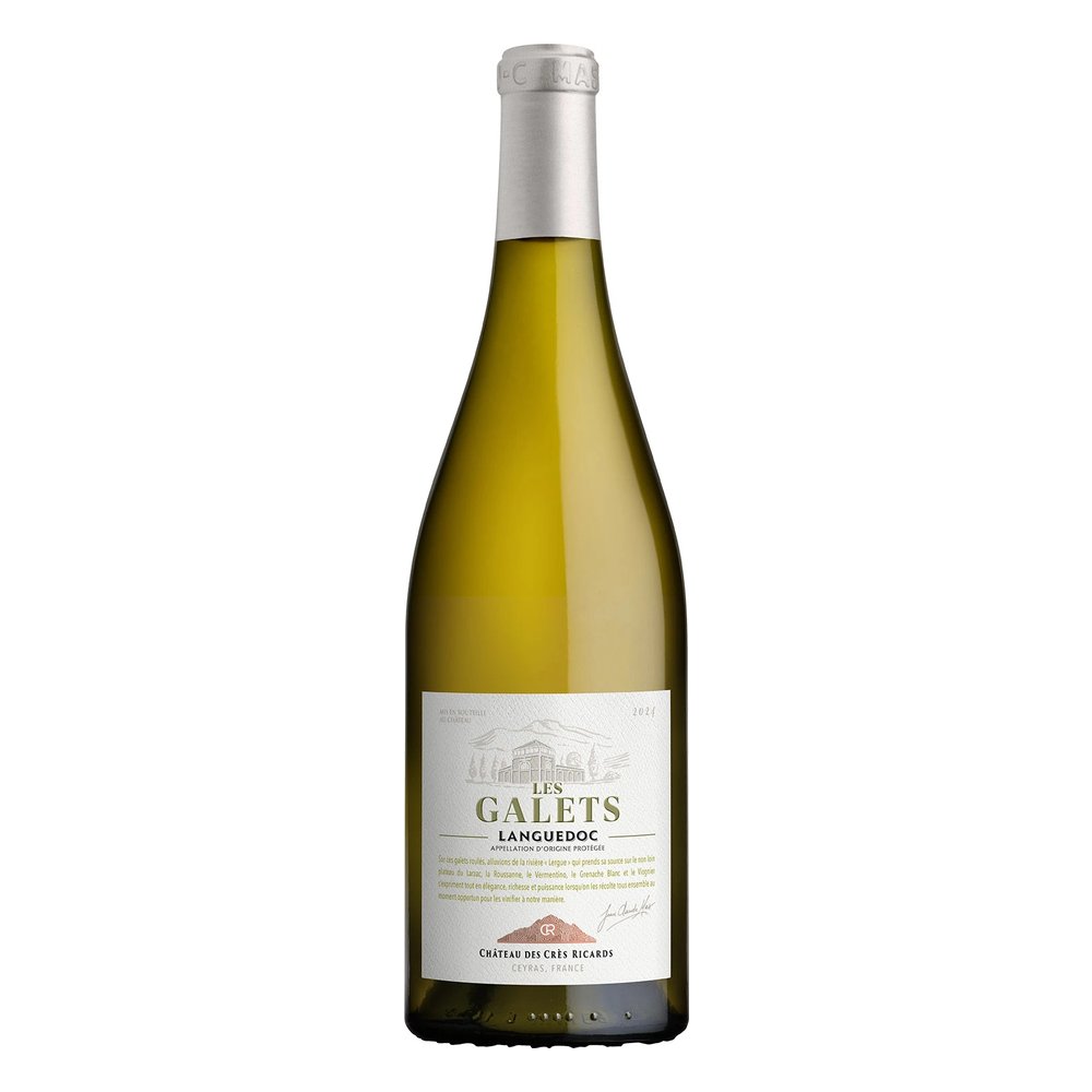 Wino Chateau Cres Ricards Les Galets Blanc Languedoc 2024 14% białe wytrawne 750 ml