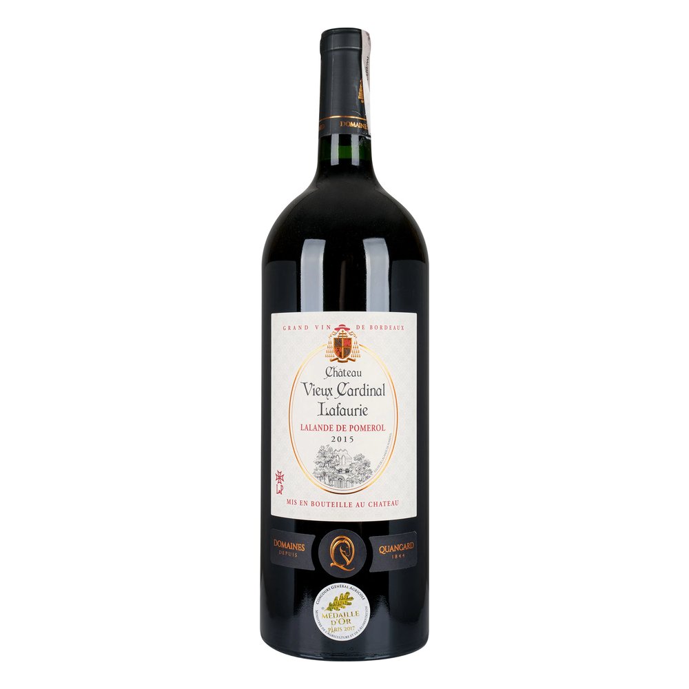 Wino Chateau Vieux Cardinal Lafaurie 2015 13,5% czerwone wytrawne 1500 ml