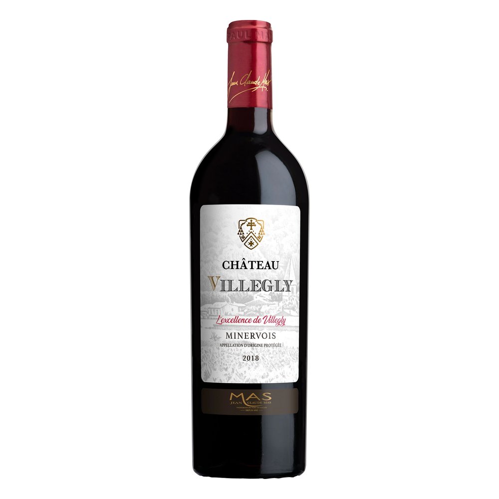 Wino Chateau Villegly Minervois 2022 14,5% czerwone wytrawne 750 ml