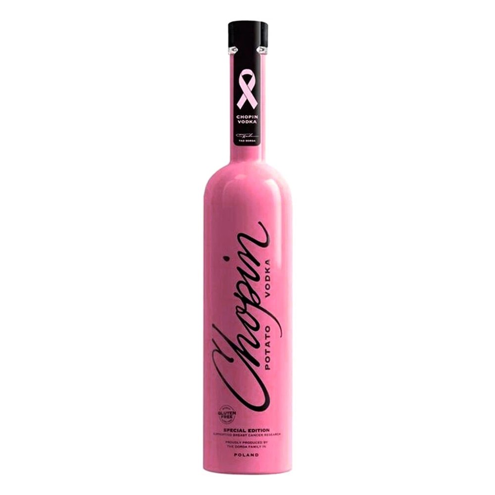 Wódka Chopin Potato Różowa 40% 1000 ml Butelka