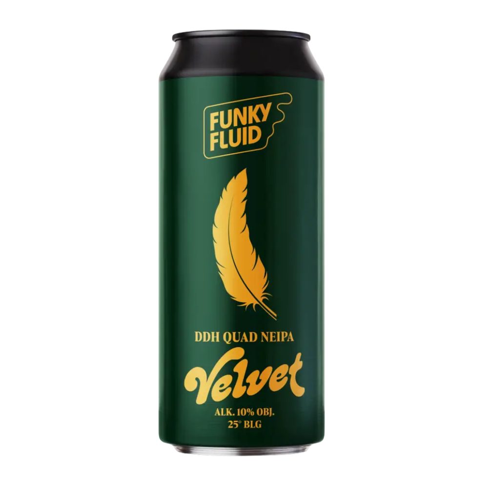 Piwo Funky Fluid Velvet DDH Quad NEIPA 10% 500 ml Puszka