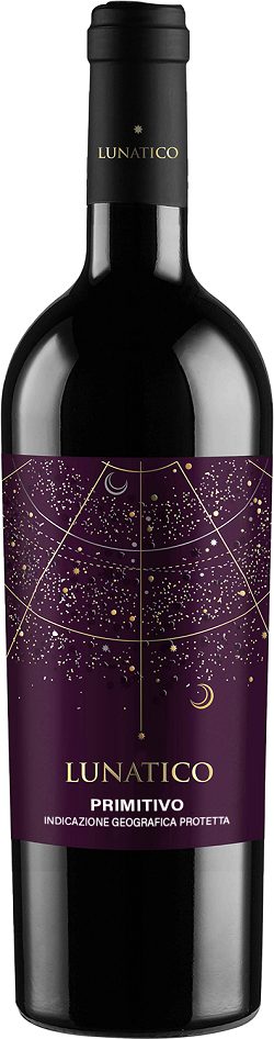 Wino Lunatico Primitivo 13,5% czerwone wytrawne 750 ml