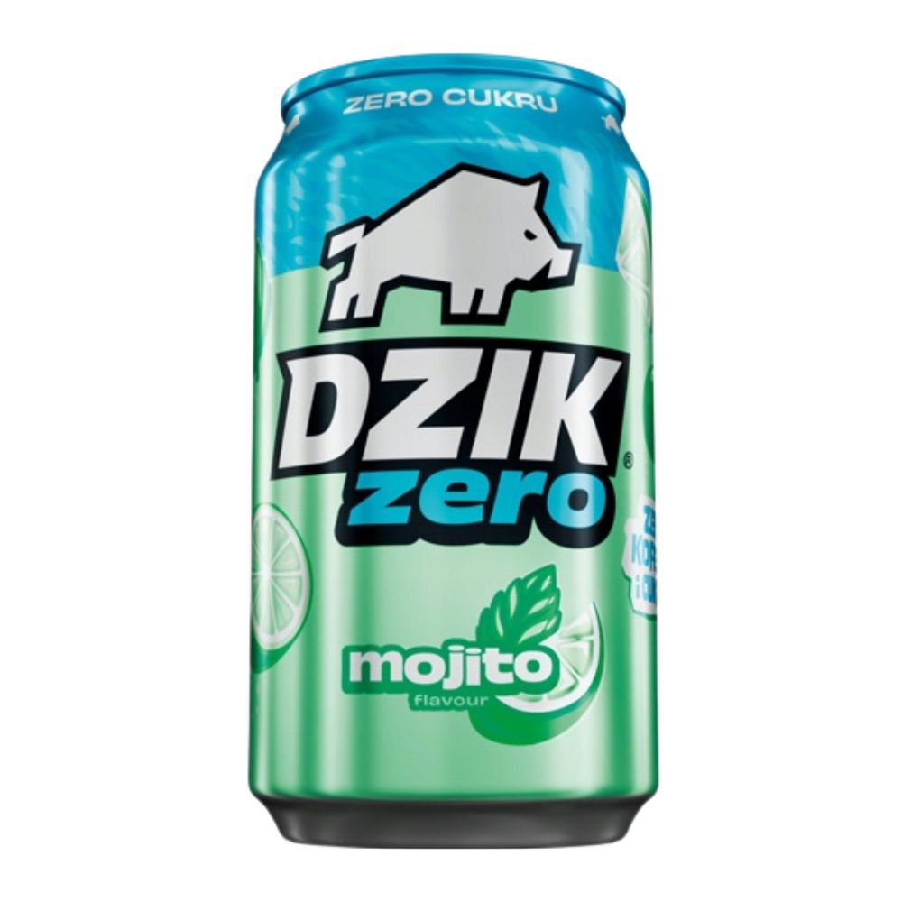 Napój energetyczny Dzik Energy Zero Kalorii Mojito 330 ml puszka DRS