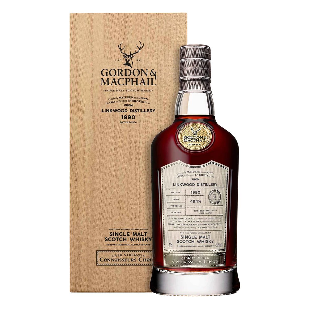 Whisky Gordon & MacPhail Linkwood 1990 Batch 24 006 49,1% 700 ml Skrzynka