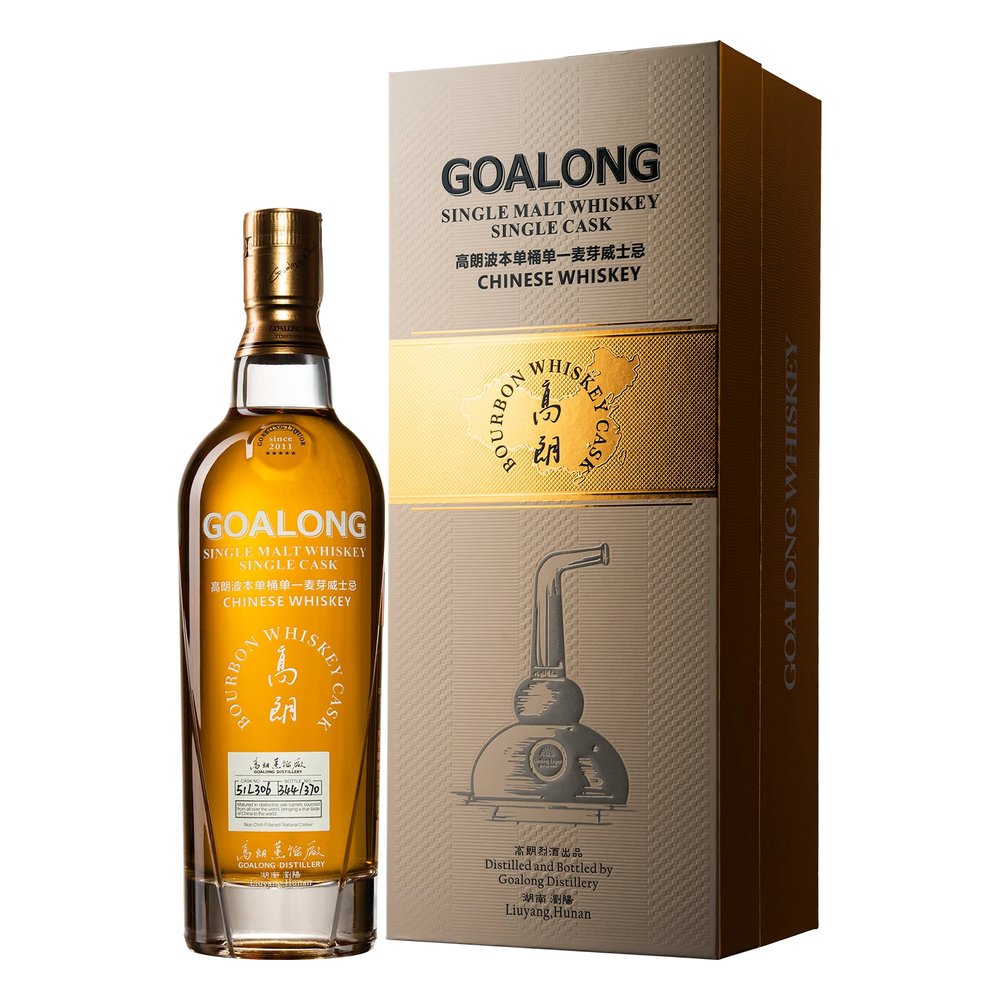 Whisky Goalong Single Malt Bourbon Cask Gold 46,5% 700 ml Kartonik