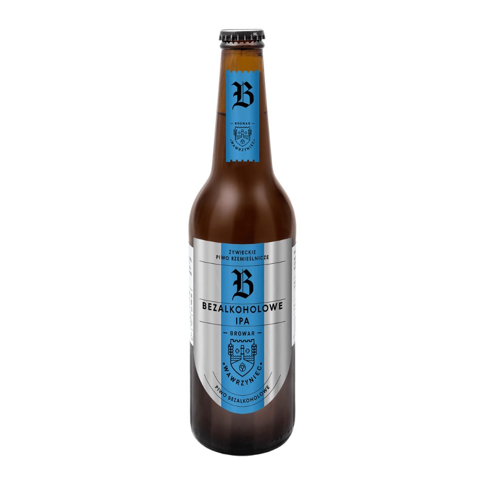Piwo Browar Wawrzyniec Bezalkoholowe IPA 0% 500 ml