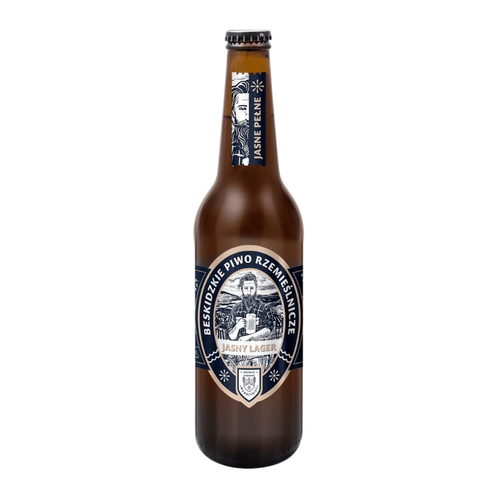 Piwo Browar Wawrzyniec Beskidzkie Jasny Lager 5% 500 ml