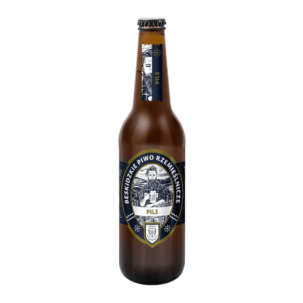 Piwo Browar Wawrzyniec Beskidzkie Pils 4,4% 500 ml