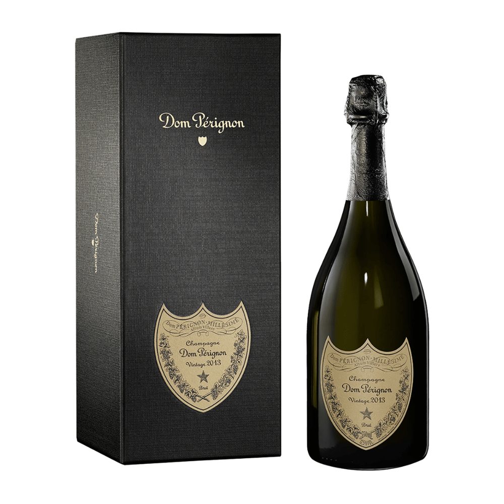 Szampan Dom Perignon Blanc 2013 12,5%  białe wytrawne 750 ml karotnik
