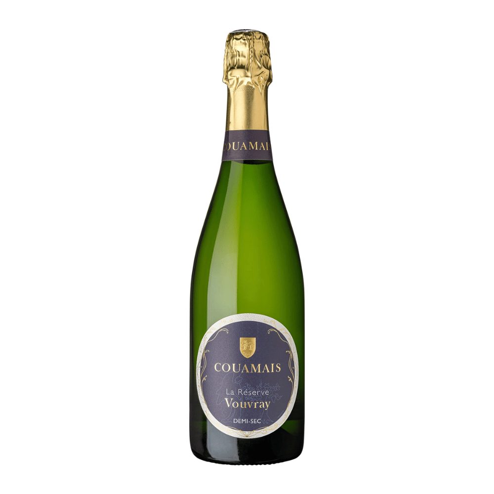 WIno musujące Domaine Couamais La Reserve Vouvray Demi-Sec 12% białe wytrawne 750 ml