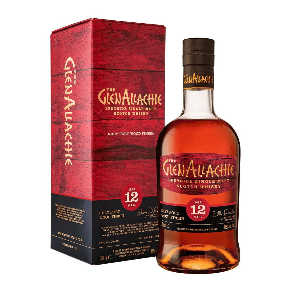 Whisky GlenAllachie 12YO Ruby Port Finish 48% 700 ml