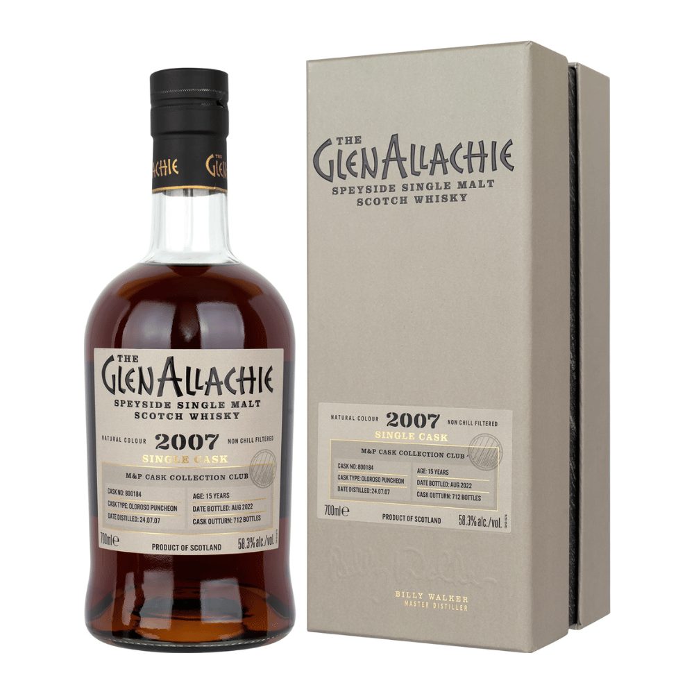 Whisky Glenallachie 2007 M&P Cask 800184 58,3% 700 ml