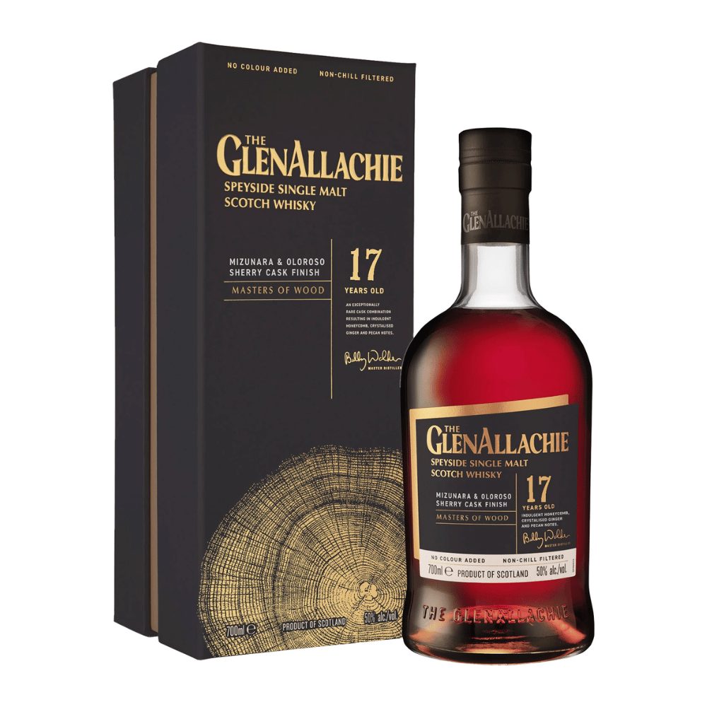 Whisky GlenAllachie 17YO Mizunara 50% 700 ml kartonik