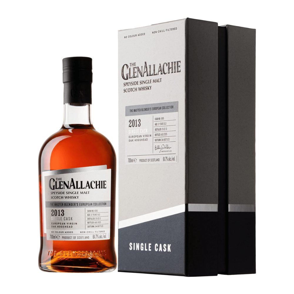 Whisky Glenallachie 12YO 2013 Virgin Oak Hogshead Cask 4385 61,7% 700 ml kartonik