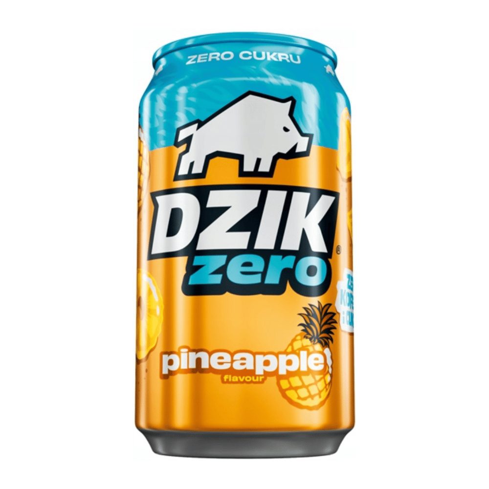 Napój energetyczny Dzik Energy Zero Kalorii Pineapple 330 ml puszka DRS
