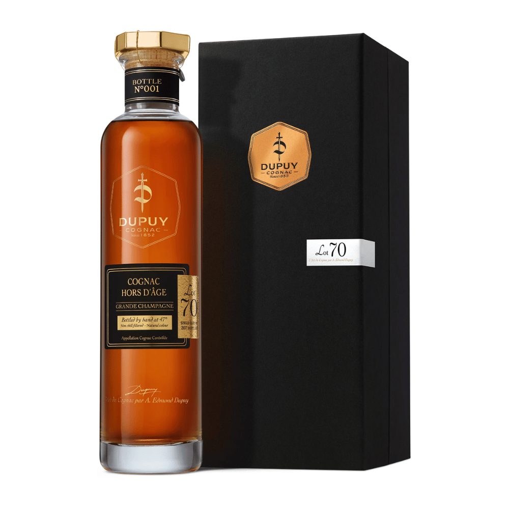Koniak Dupuy Hors D'age Petit Champagne 1970 47% 700 ml kartonik