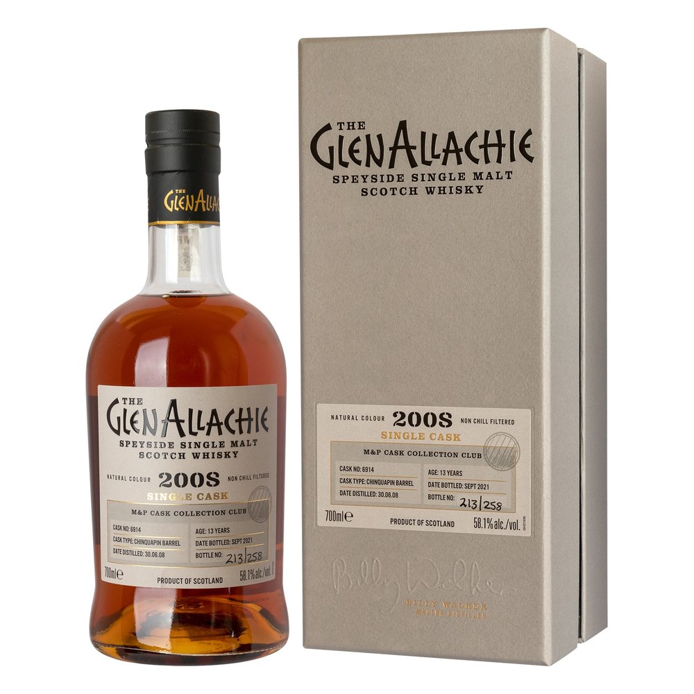 Whisky GlenAllachie 2008 Cask 6914 58% 700 ml kartonik