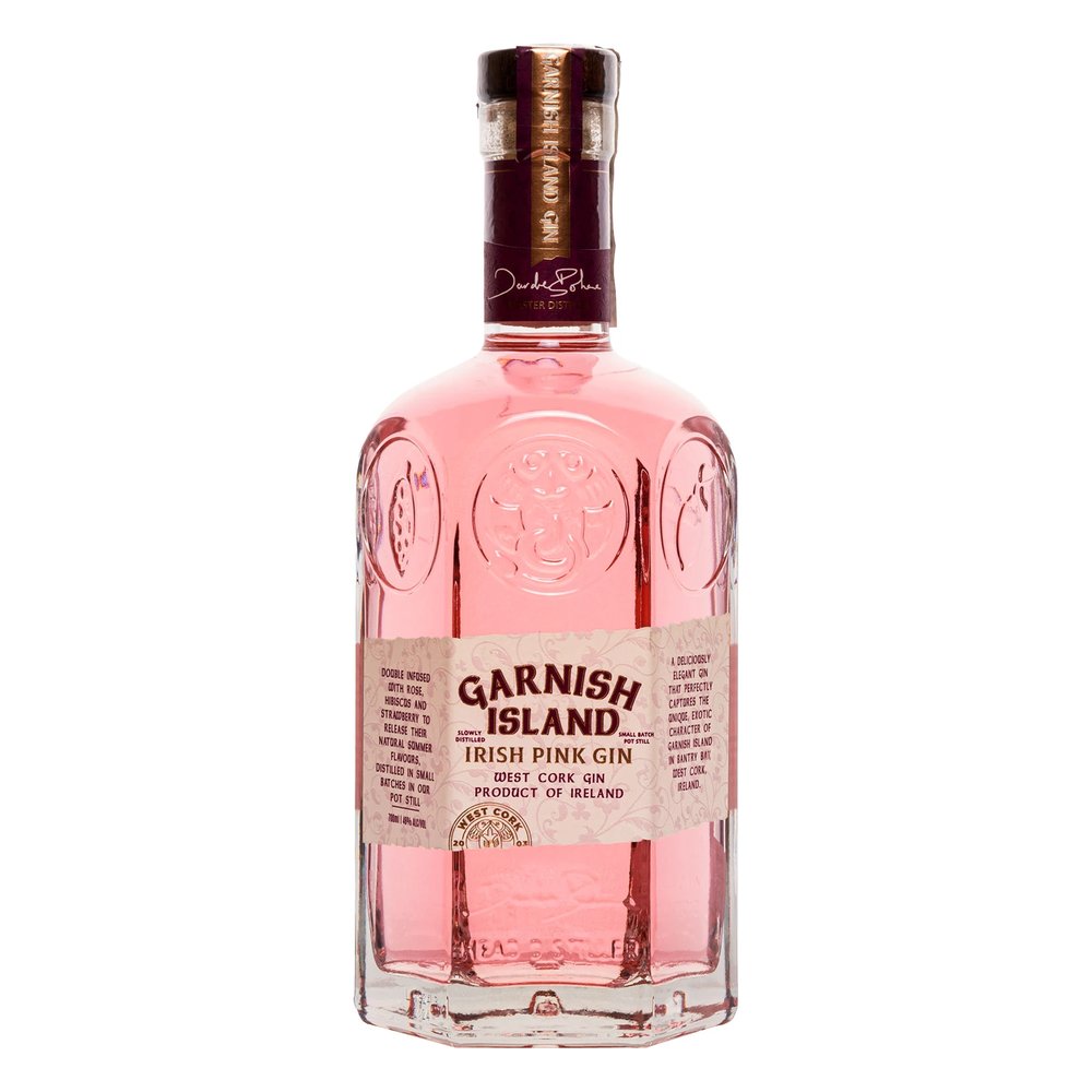 Gin Garnish Island Pink Goły 46% 700 ml