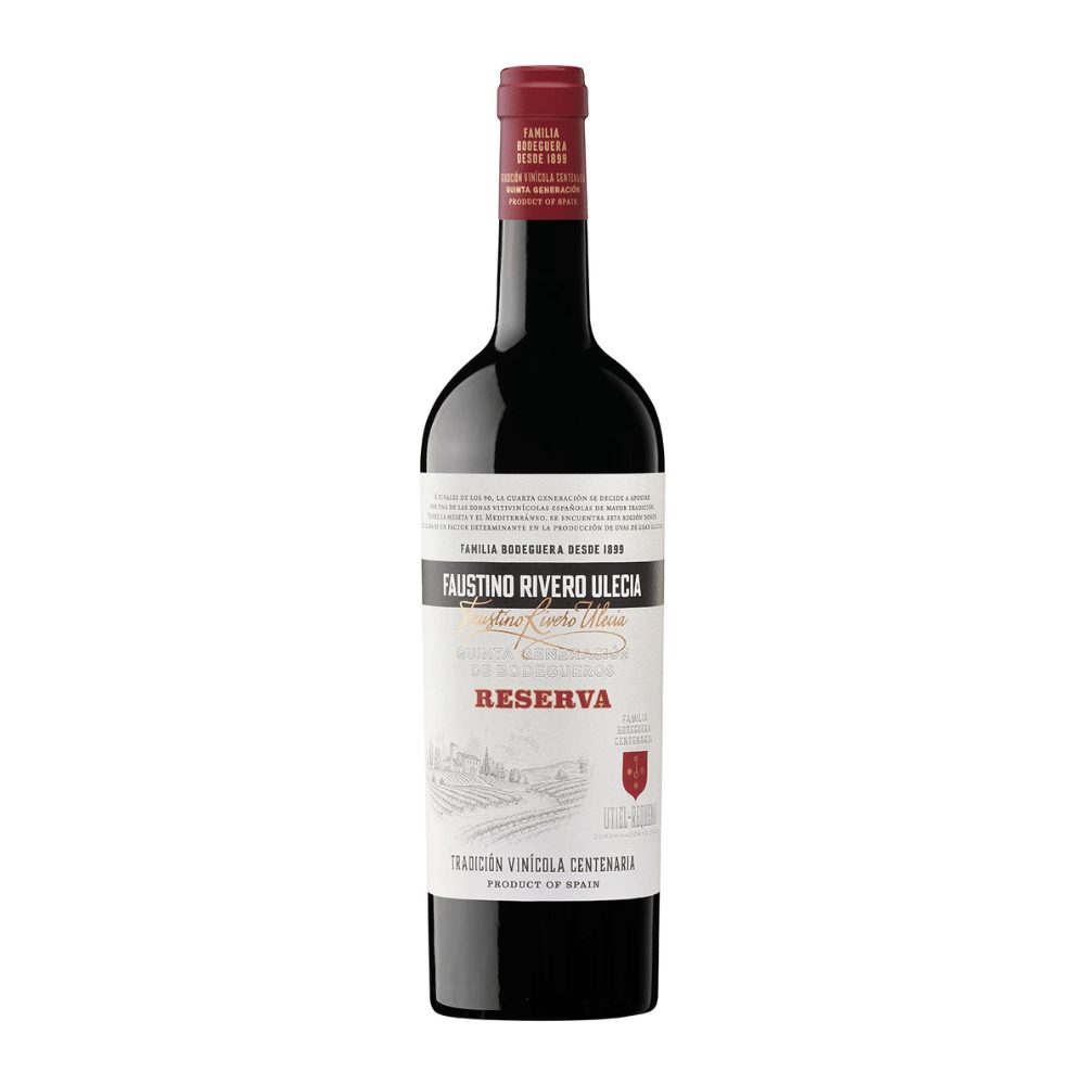 Wino Faustino Rivero Ulecia Reserva 2017 Utiel Requena 13% czerwone wytrawne 750 ml