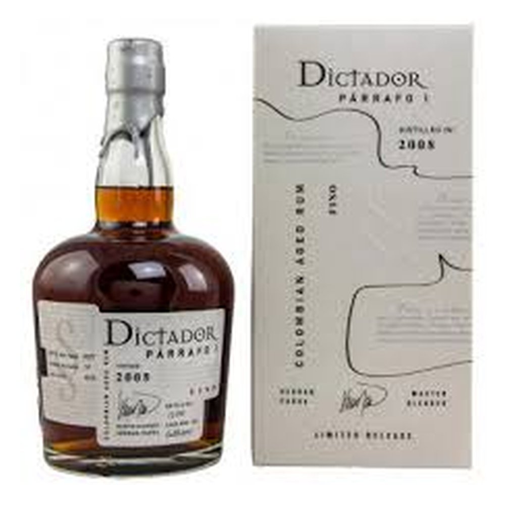 Rum Dictador Parrafo Fino 2008 46% 700 ml