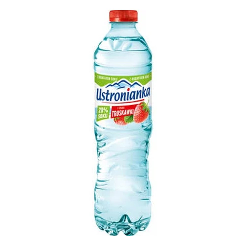 Woda gazowana Ustronianka Truskawka Gaz 1500 ml