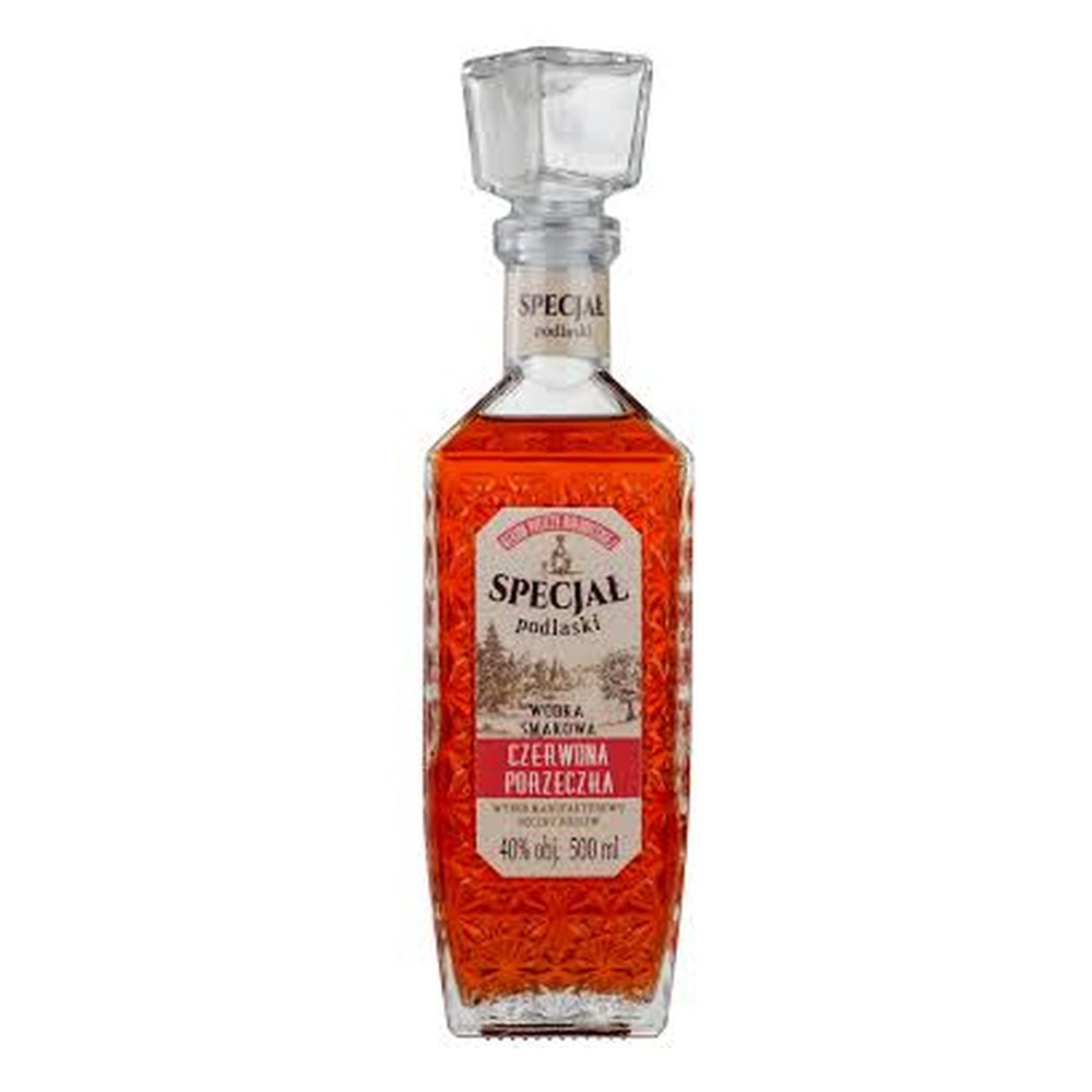 Wódka Specjał Podlaski Czerwona Porzeczka 40% 500 ml