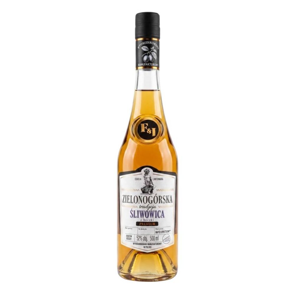 Wódka Zielonogórska Tradycja Śliwowica 52% 500 ml