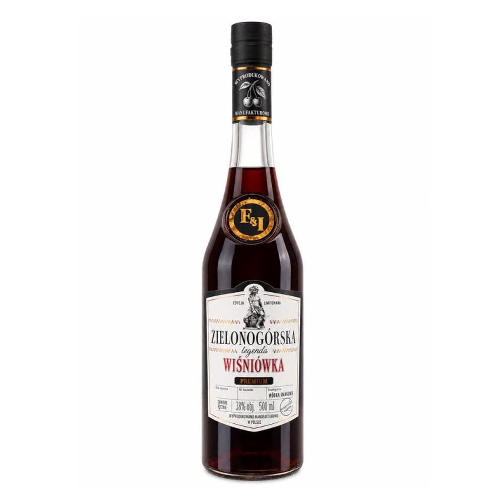 Wódka Zielonogórska Legenda Wiśniówka 38% 500 ml