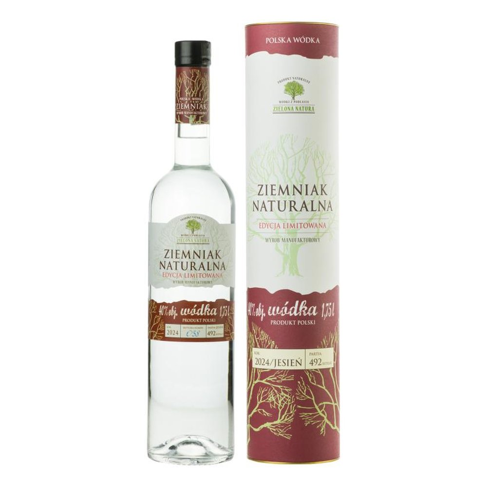 Wódka Zielona Natura Ziemniak 40% 1750 ml Tuba