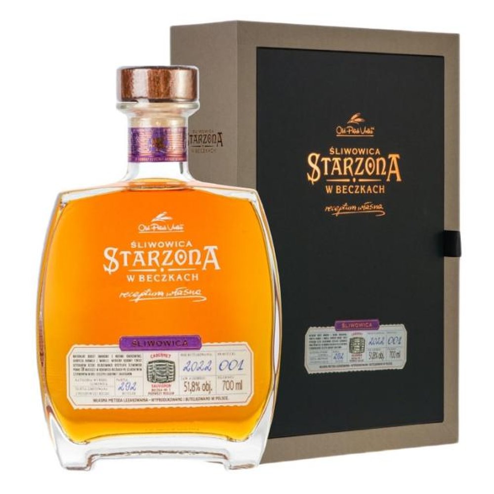 Wódka Śliwowica Starzona W Beczkach 2023 51,6% 700 ml