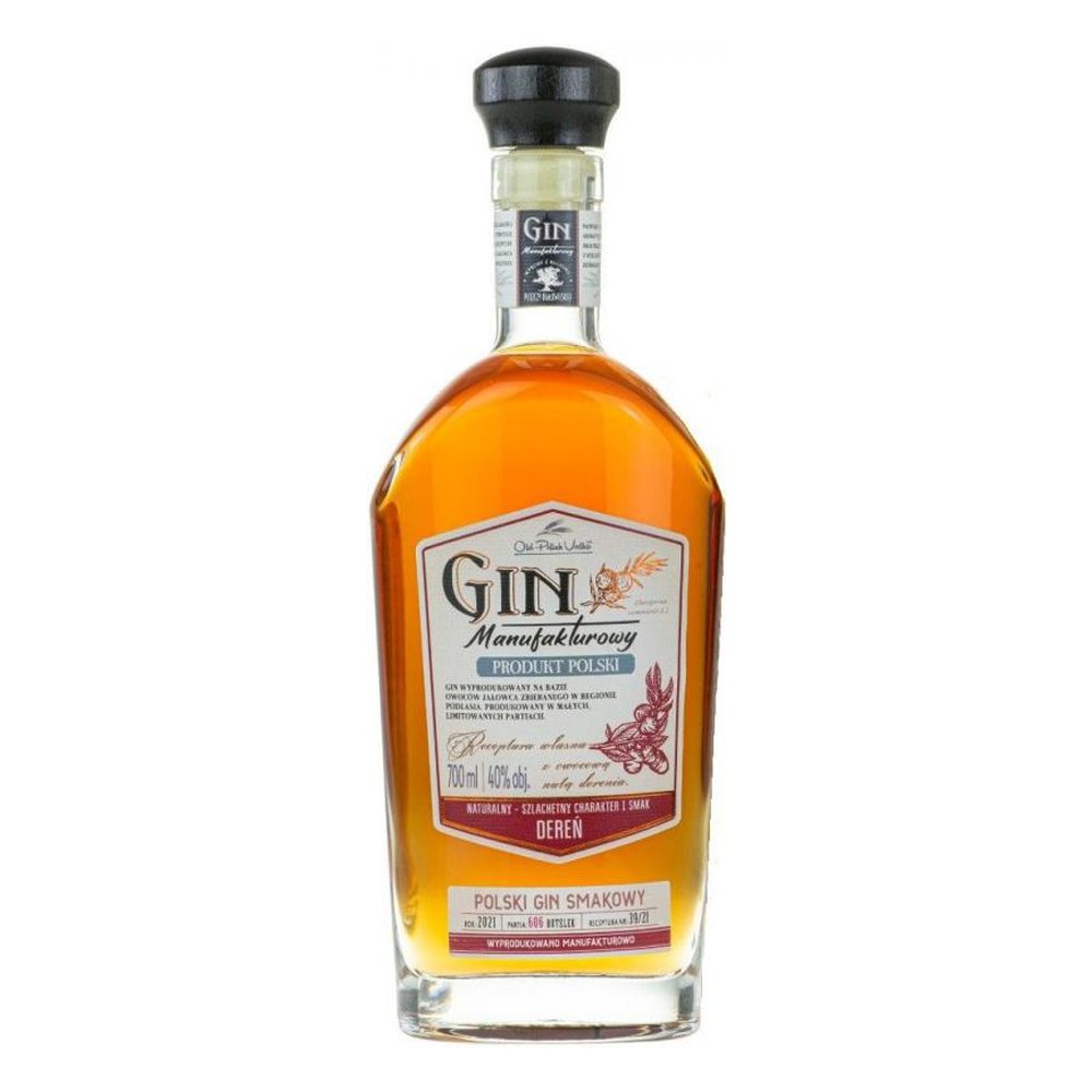 Gin Manufakturowy Dereń 2023 40% 700 ml Karton