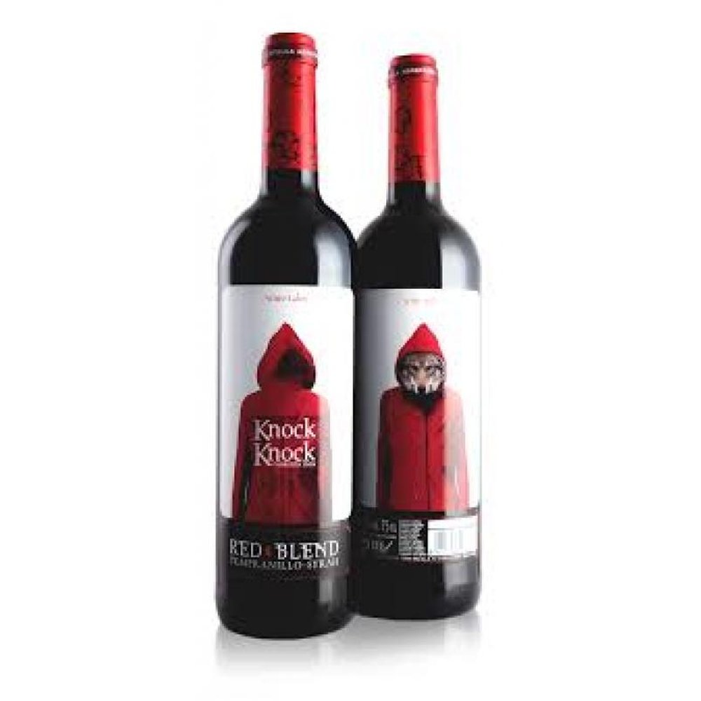 Wino Knock Knock Dwupak Tempranillo Syrah 12% 750 ml