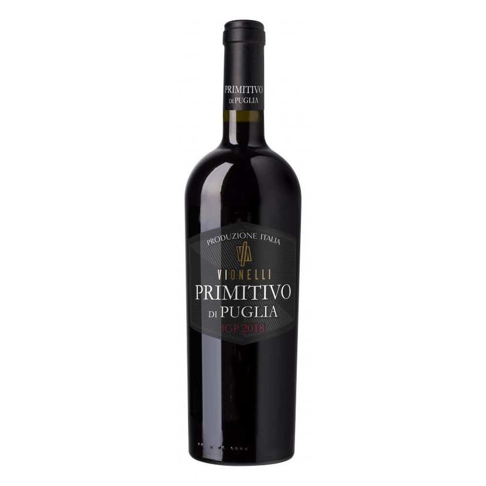 Wino Vionelli Primitivo Di Puglia czerwone półwytrawne 750 ml