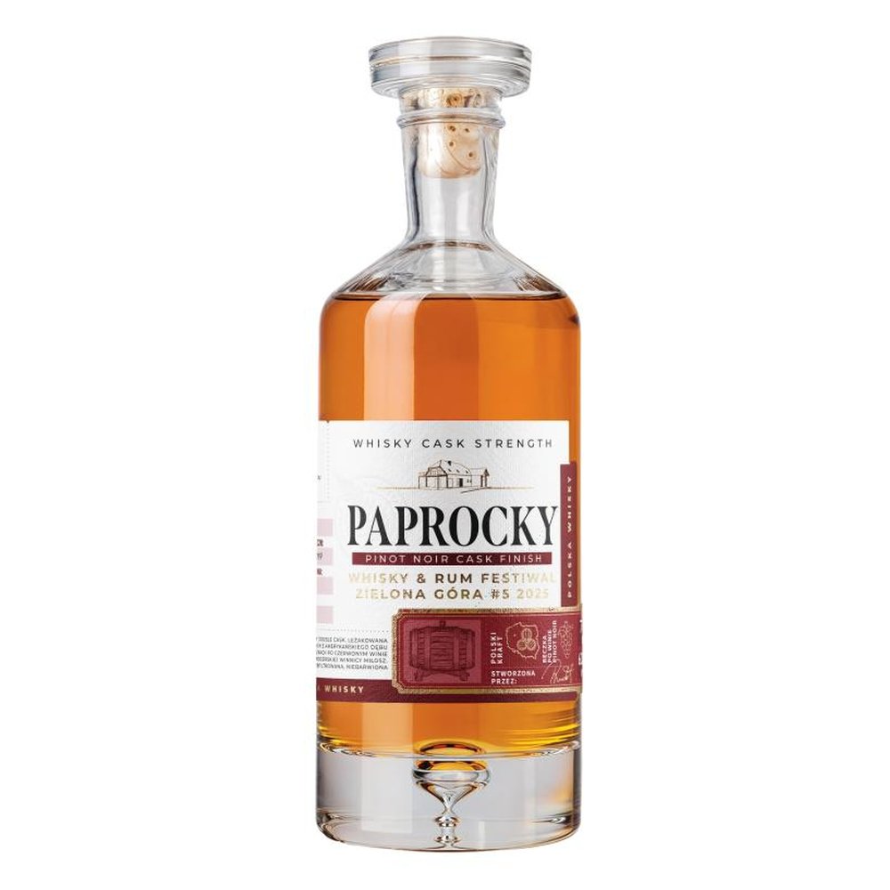 Whisky Paprocky Cask Strength Wine Edycja Festiwalowa 2025 60,6% 700 ml