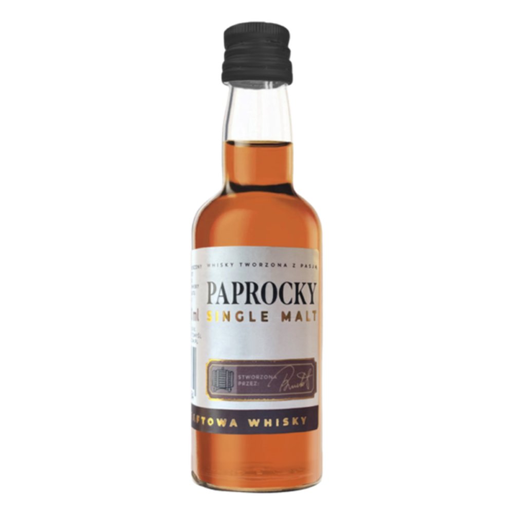 Whisky Paprocky Single Malt Miniaturka 40% 50 ml