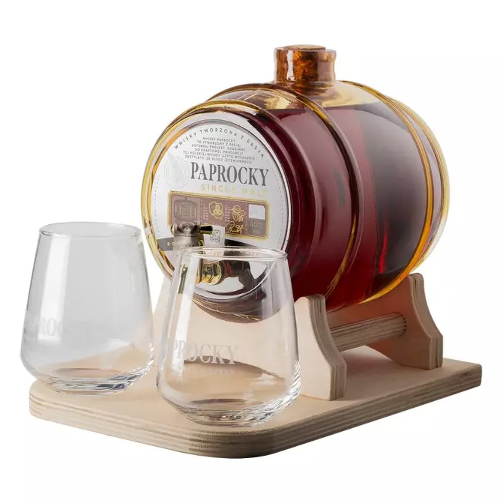 Whisky Paprocky Beczka 40% 2400 ml