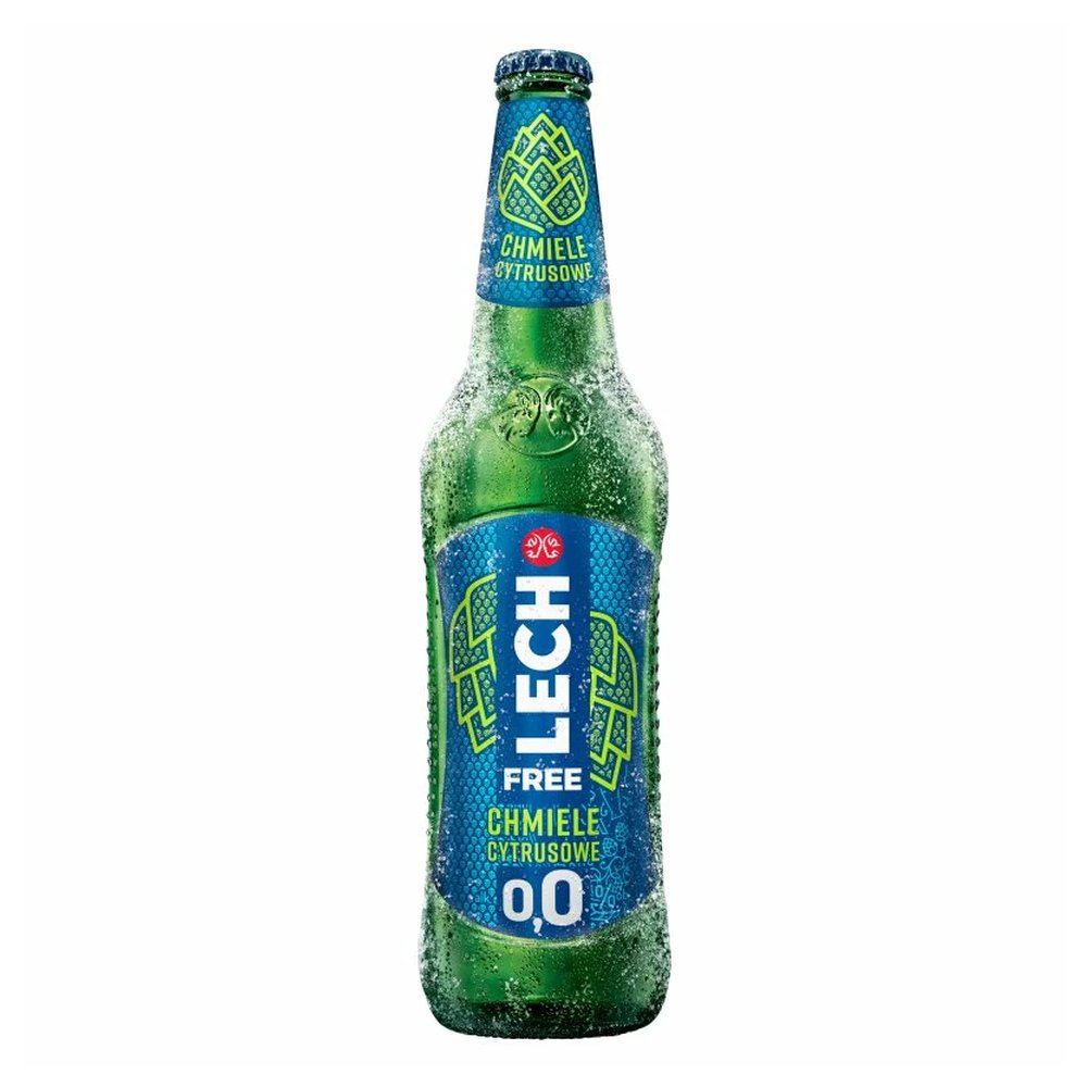 Piwo Lech Free Chmiele Cytrusowe But.zw. 0% 500 ml Butelka