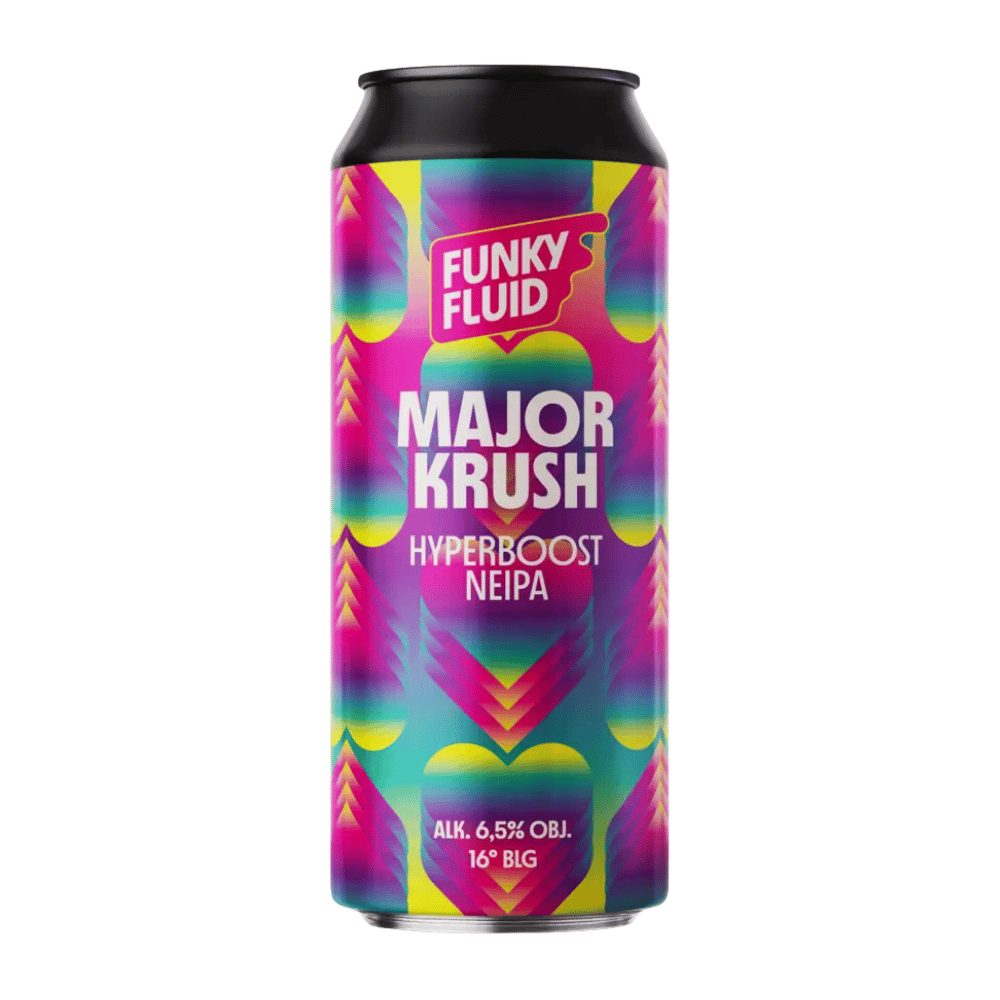 Piwo Funky Fluid Major Krush Hyperboost NEIPA 6,5% 30 l Petainer