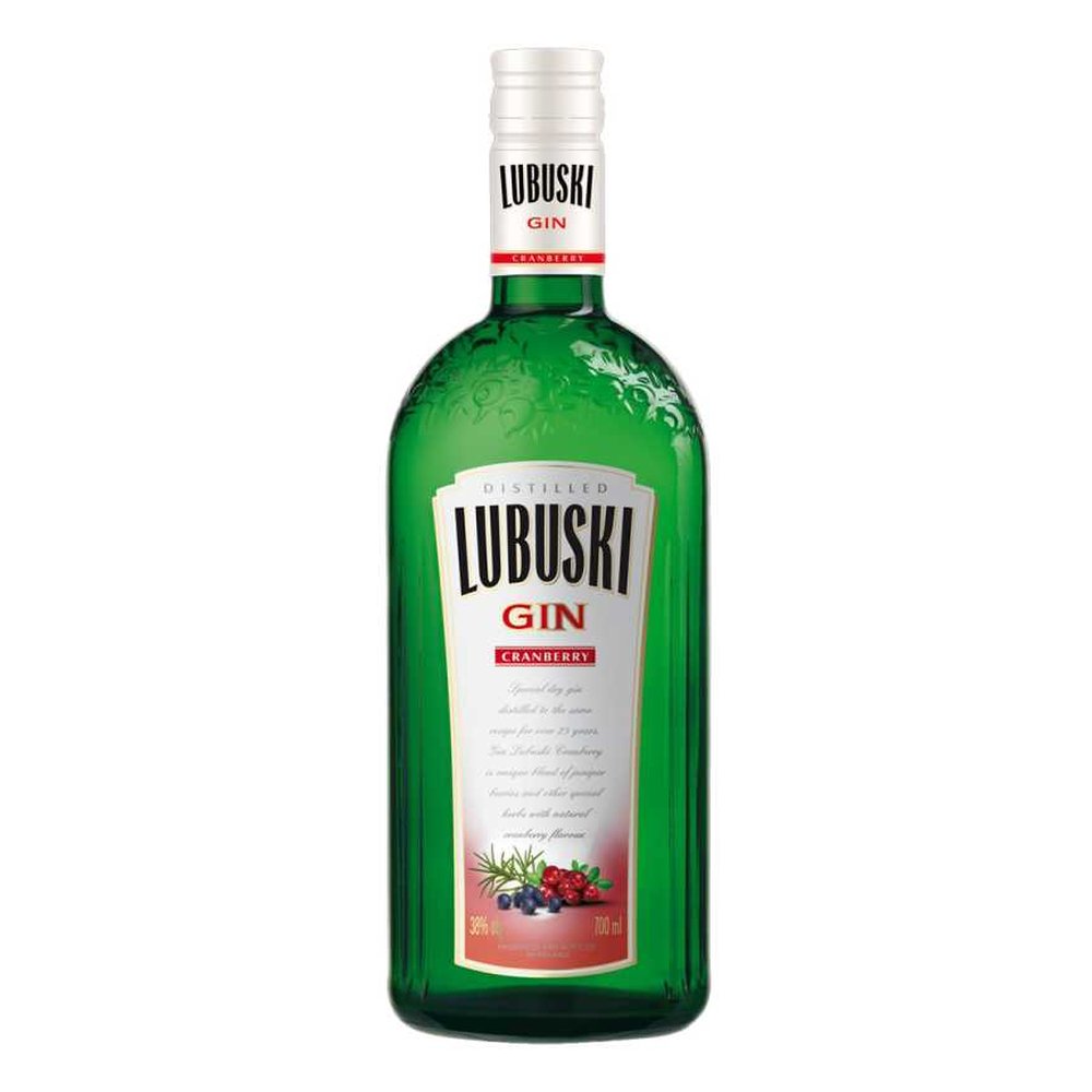 Gin Lubuski Cranberry 38% 700 ml
