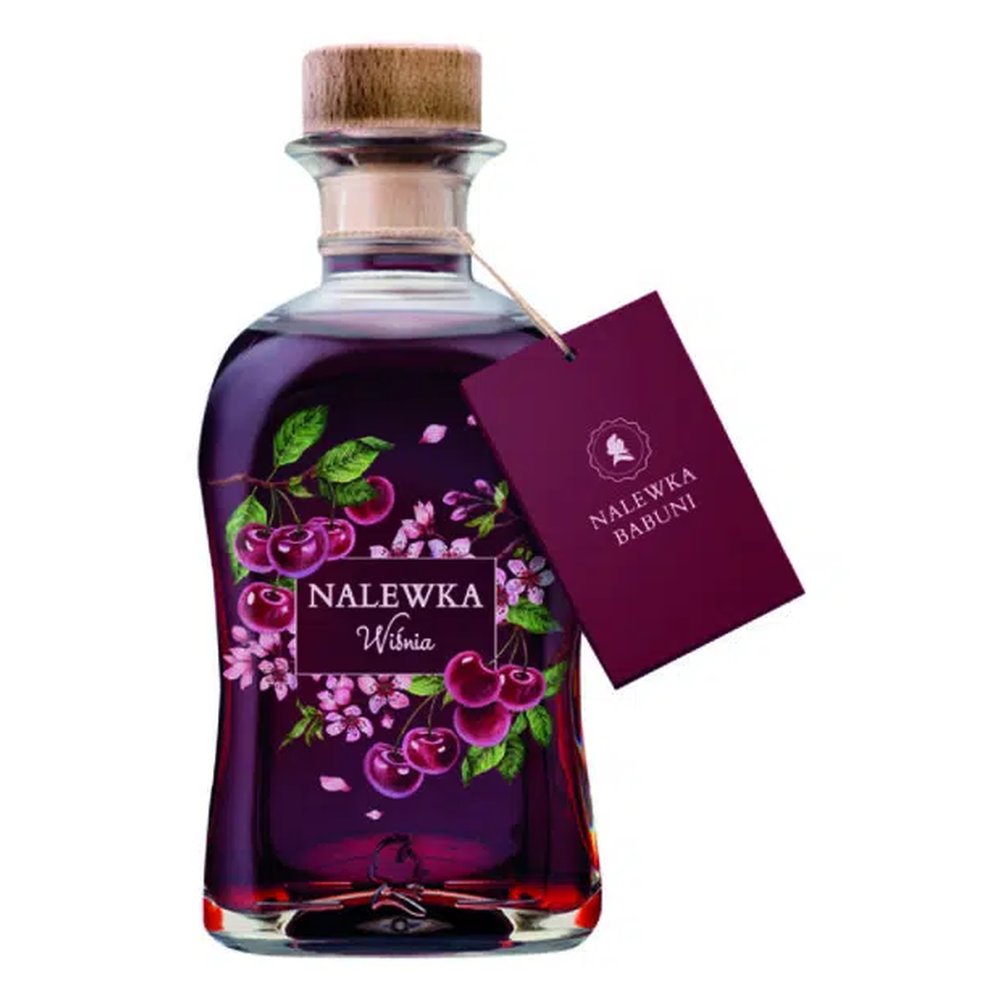 Nalewka Babuni Edelkirsch Wiśnia 18% 350 ml