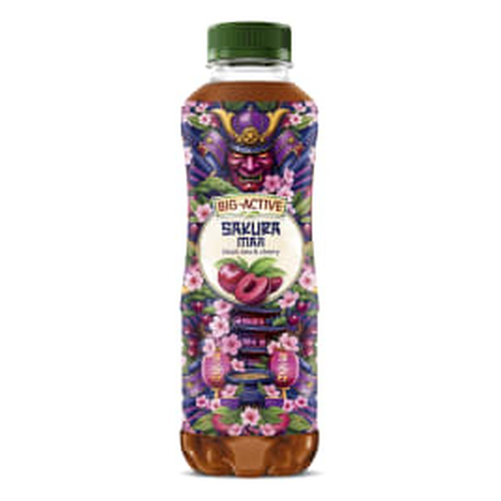 Napój Ice Tea Big Active Herbata Czarna Wiśnia Pet 500 ml
