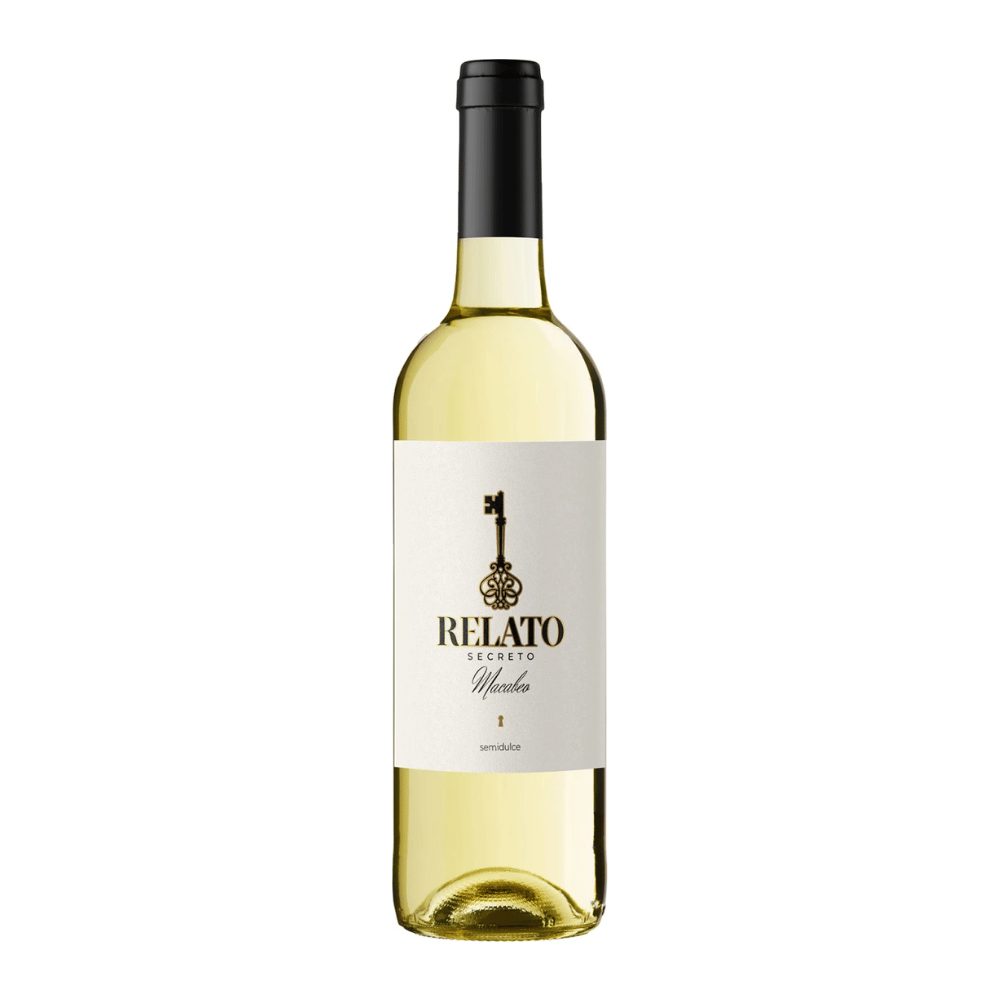 Wino Relato Secreto Macabeo Blanco Semi-Dulce 2025 12,5% białe półsłodkie 750 ml