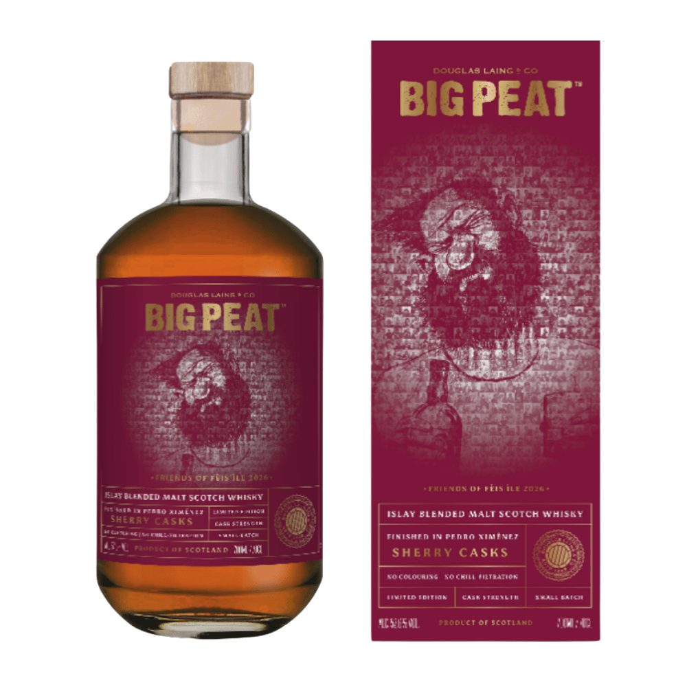Whisky Big Peat Sherry Cask Finish 2026 52,6% 700 ml kartonik